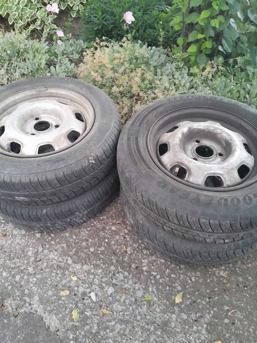 железни джанти с гуми 13 цола с три болта