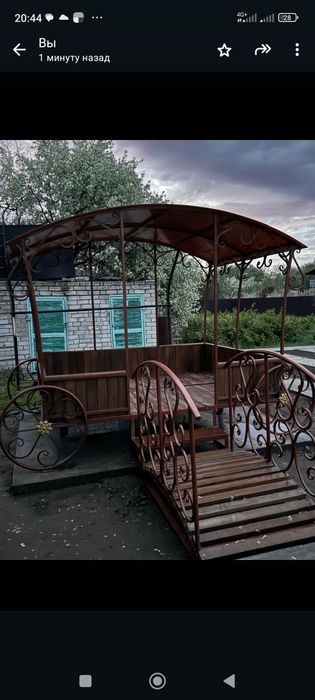 Беседки металлические