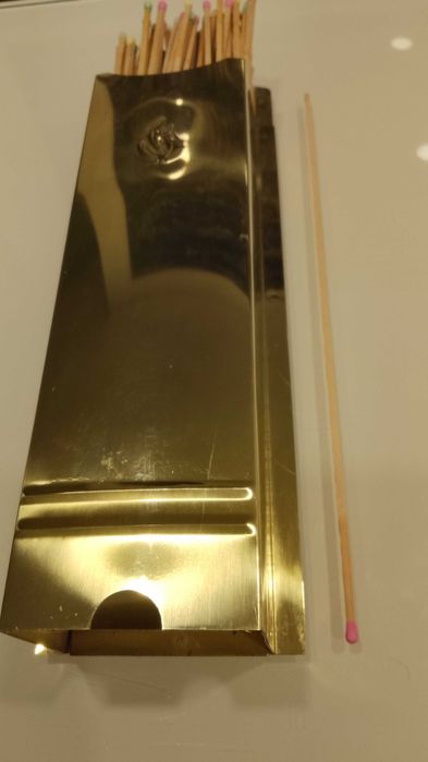 Suport elegant + chibrituri pentru Semineu - ideal DECOR