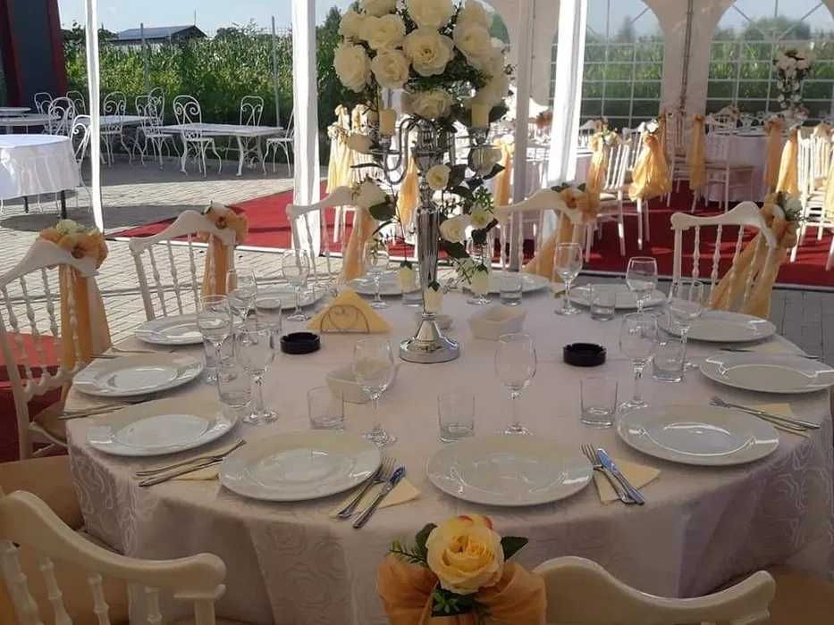 Inchiriere corturi, mese,scaune si decoratiuni pentru nunti evenimente