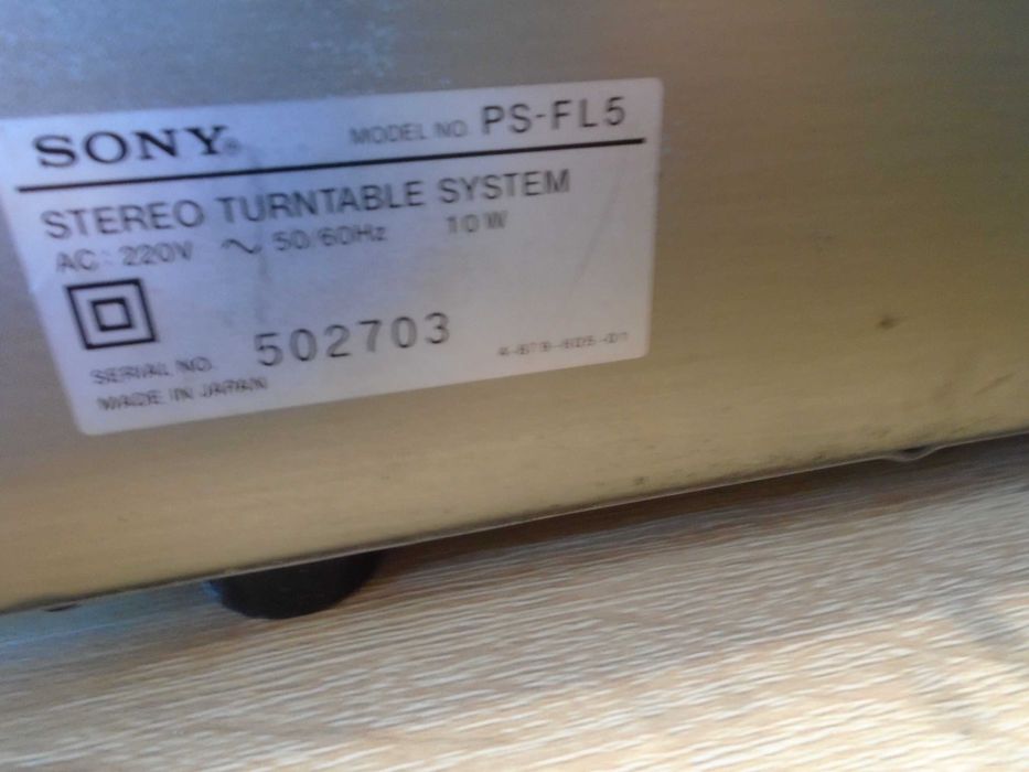 грамофон Sony ps-fl5