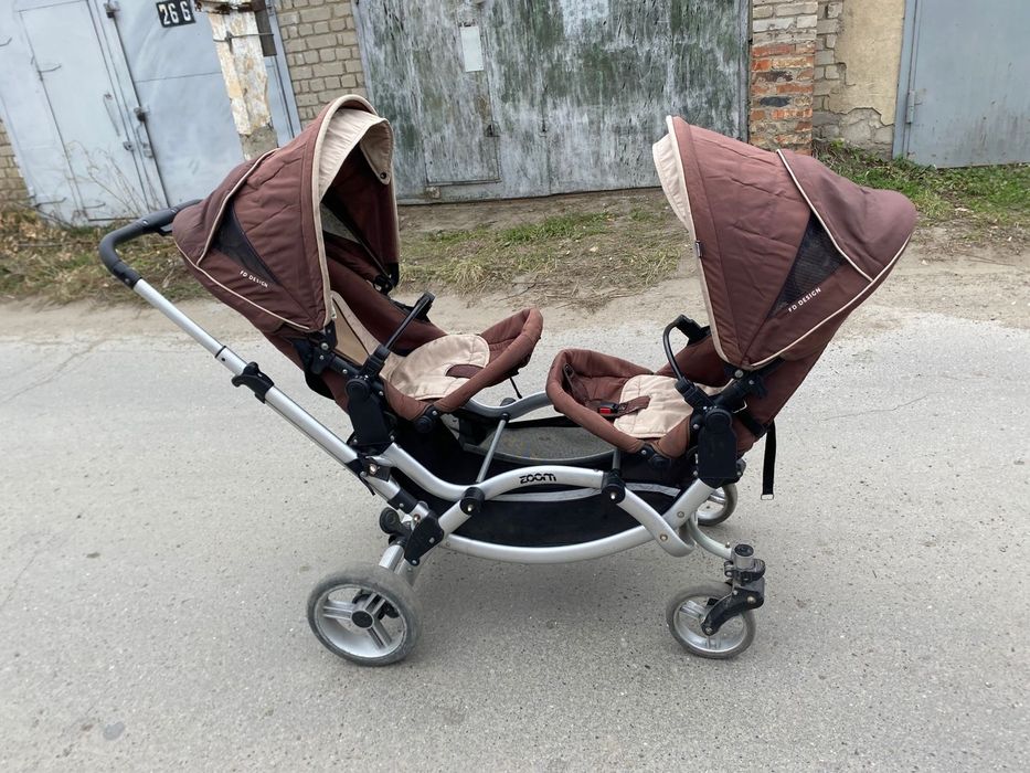 Коляска детская двойная