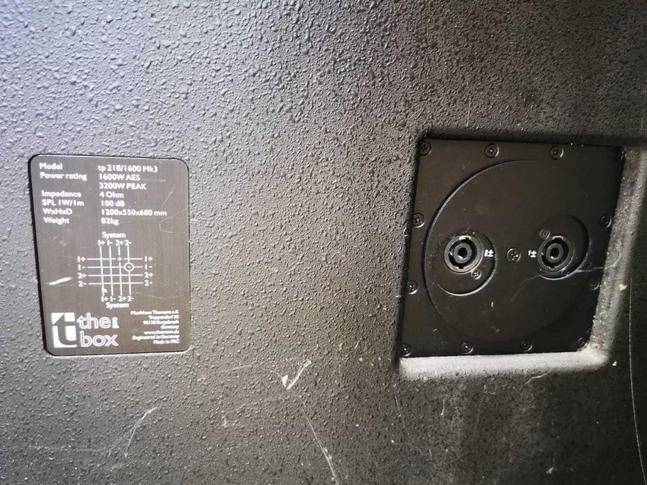 Vand boxa The box TP218/1600