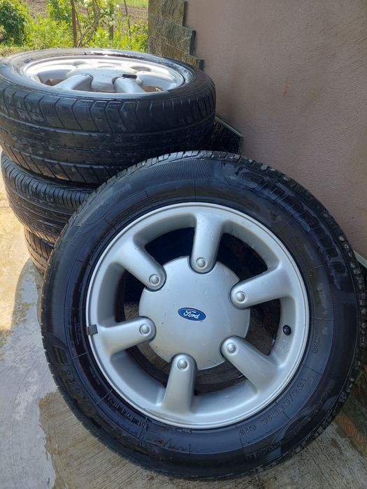 Jante + cauciucuri (vara) Ford 15 inch