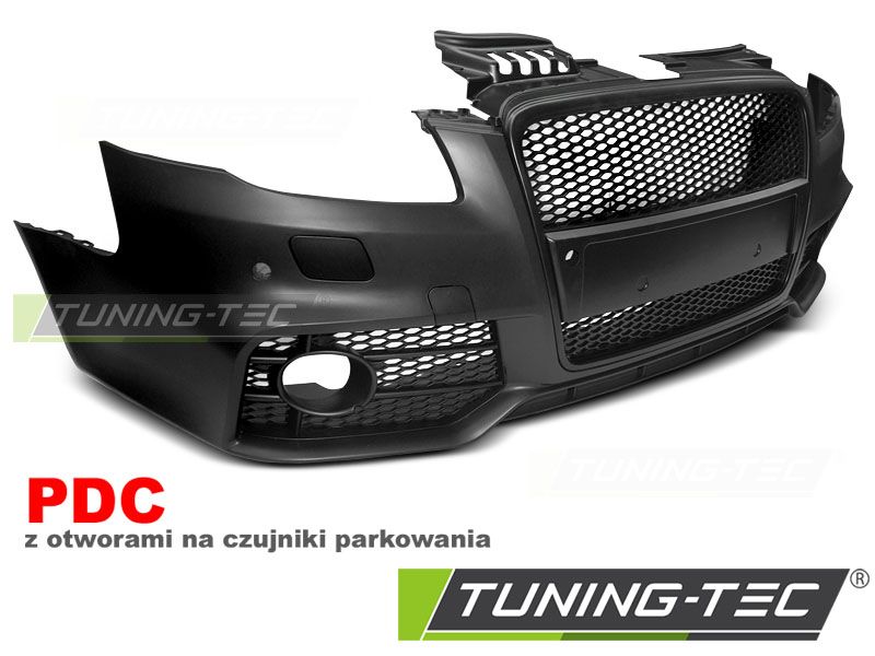 Bara fata AUDI A4 04-08 RS STYLE negru PDC