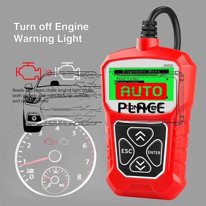 Универсална Авто Диагностика Konnwei KW310