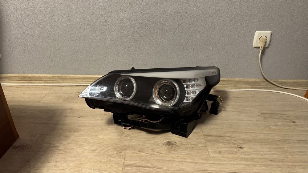 Тунинг фарове CCFL Angel Eyes за BMW E60 / E61 (2003-2007)