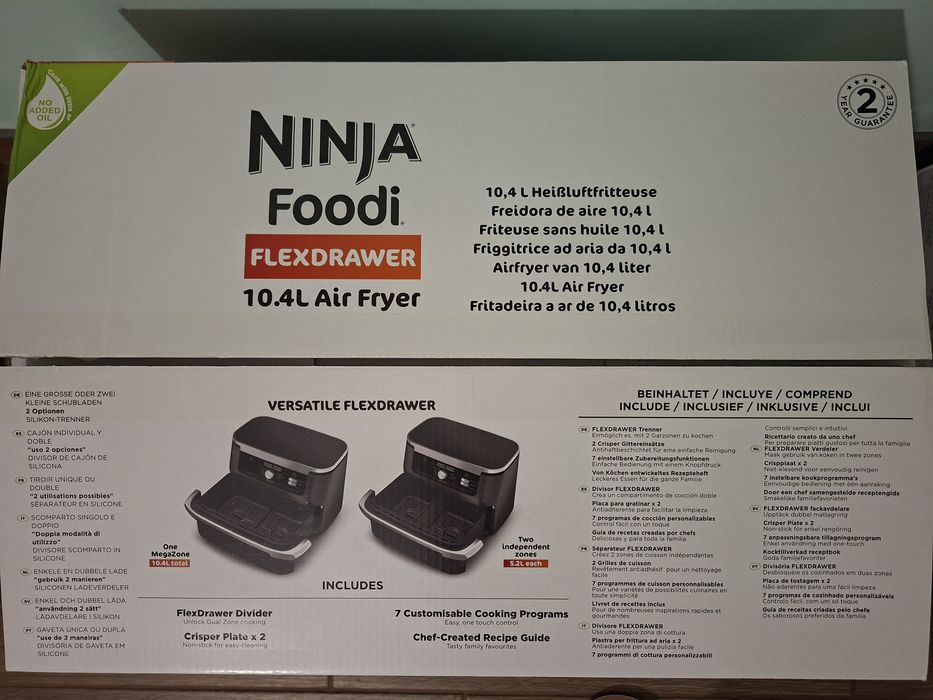 Фритюрник с горещ въздух Еър фрайър Ninja - AF500EU