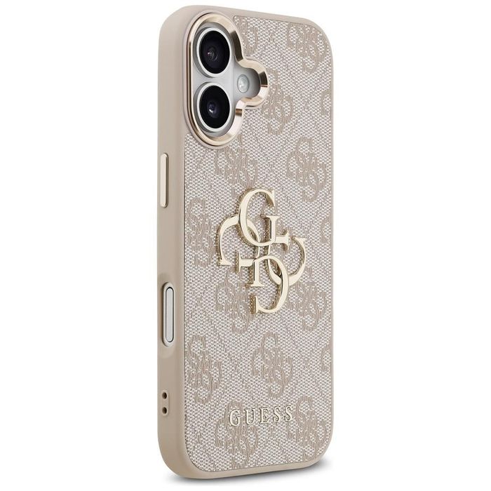 Case guess 4g big 4g classic logo for iphone 17 pink gold