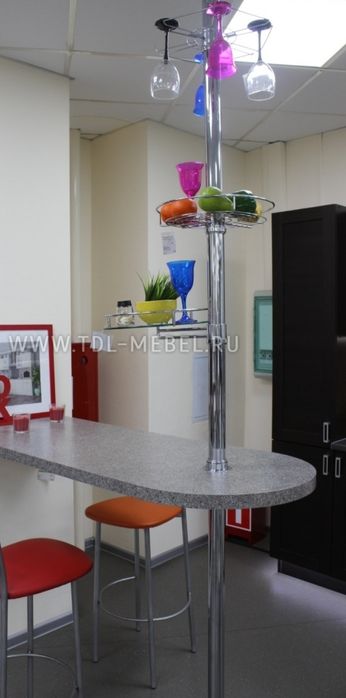 Барная стойка никель