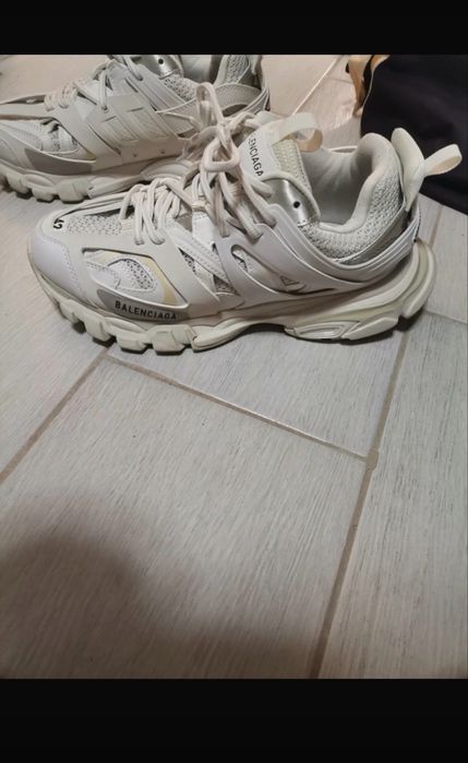 balenciaga track white
