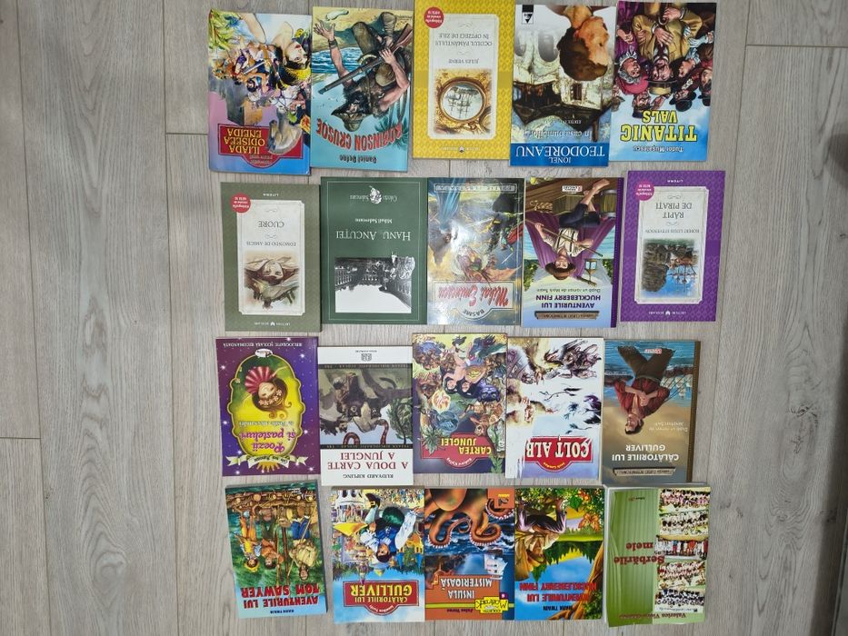Mega pachet 55 cărți copii, bibliografie școlară și Editura Arthur