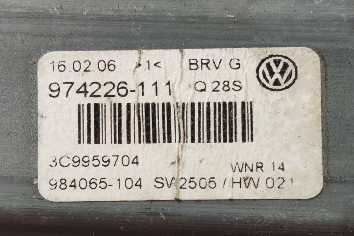 Motoras macara  dreapta spate 3C9959704/0536006001 Skoda Octavia a 2-