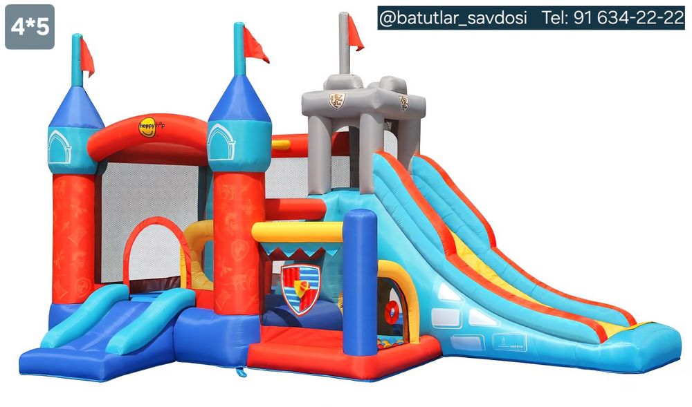 Batut, Батуты, Надувной батут, Каркасный батут, Atraksionlar