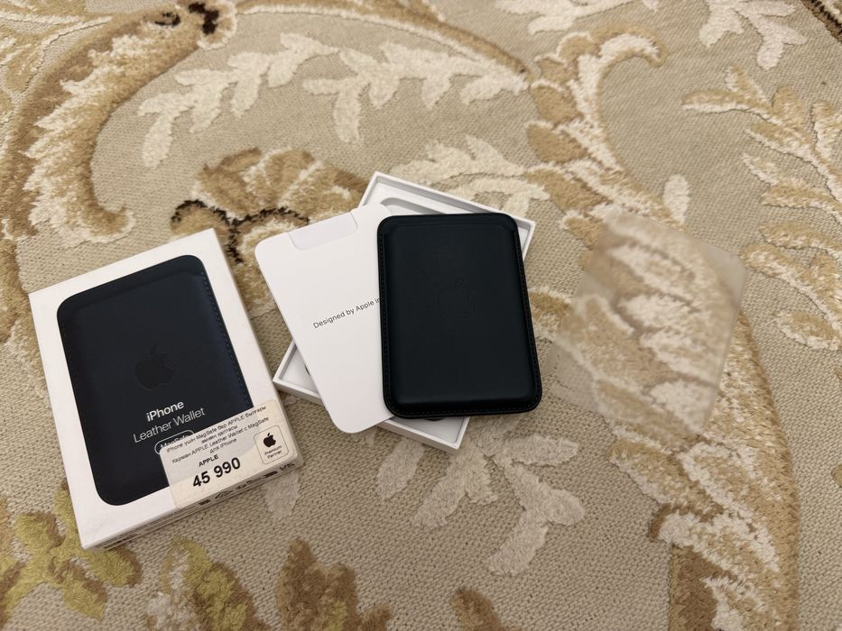 Apple Wallet Leather Wallet с MagSafe Green для iPhone