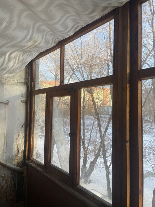 Продам окна с болкона деревянные