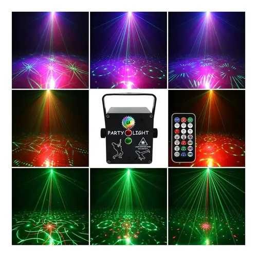 Cel mai puternic laser party 7d cu 32 proiectii laser rosu,verde,nou!