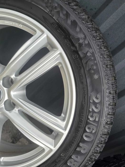 Jante Cu Cauciucuri 225/60R18 Dot 2625 Renault