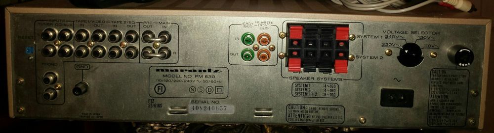 Marantz amplifier PM 630