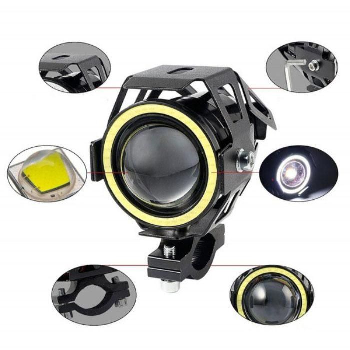 Халоген за мотоциклет - 2566 Мото Мотор Скутер Нов Лед