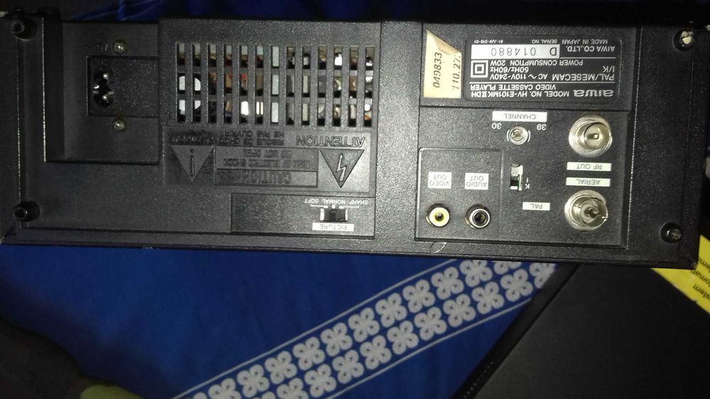 Video vintage-colectie-recorder si player AIWA functionale