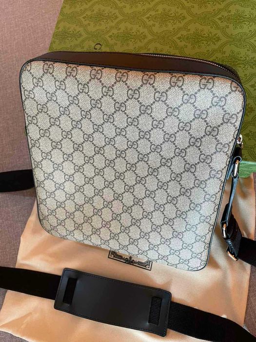 Gucci Оригиналнa чанта за Рамо Гучи Чантичка Supreme Canvas Кожа