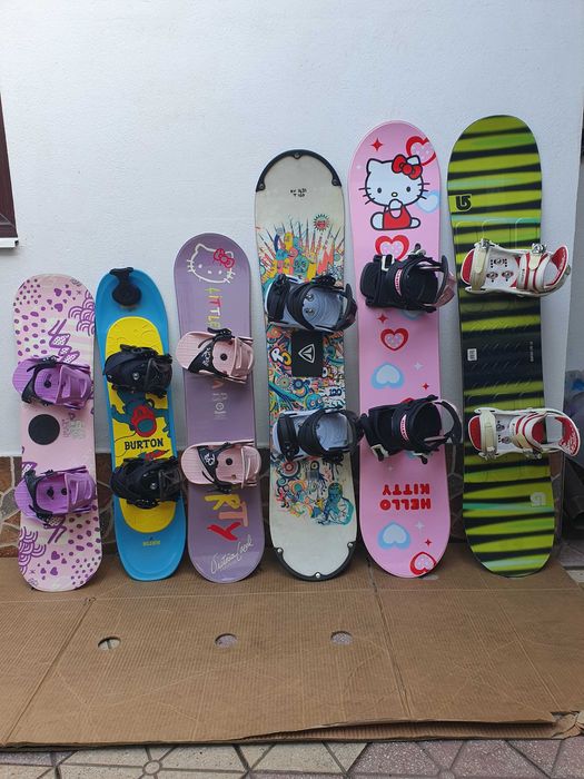 Placa placi snowboard de la 75 cm la 167 cm boots casca