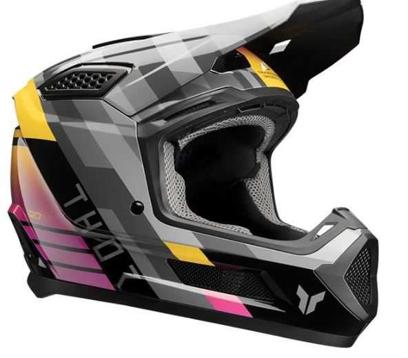 мотокрос Kаска Thor Fleet Camber - Black Green ECE 22.06 каска мотор