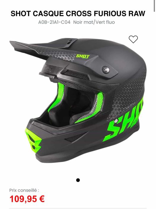 Каска Shot Race Gear M + очила ProperGrip