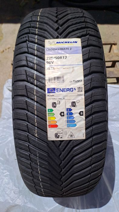 1бр. Нова Всесезонна 225/50/17 Michelin Cross Climate 2