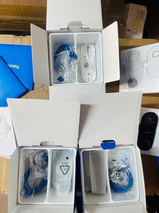 Sonerie video Reolink de 5 MP cu alimentare PoE și semnal sonor, unghi ultra-larg de 180°, audio bidirecțional