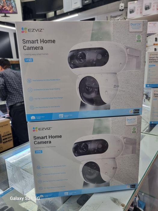 Ezviz WiFi kamerasi H90 2k+ 2kozli