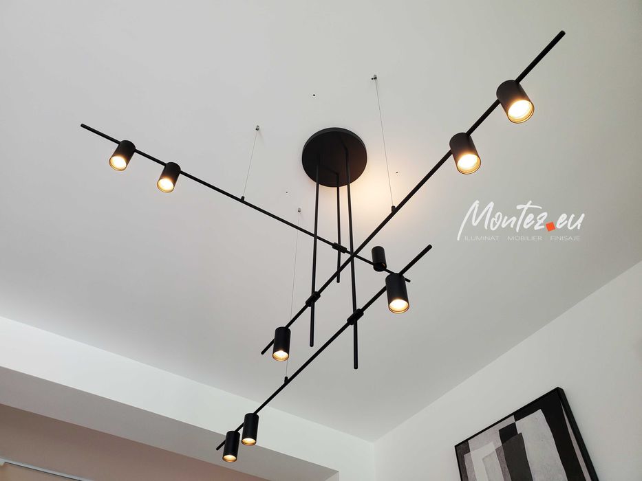 Montare corpuri de iluminat - electrician, lustre, banda led, prize