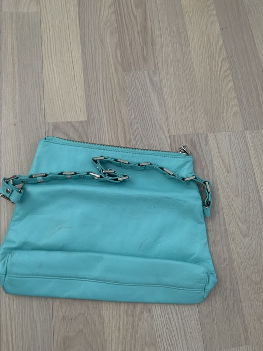 Страхотна дамска тюркоазена чанта