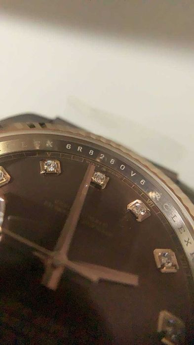 rolex datejust 41mm двуцветен шоколад