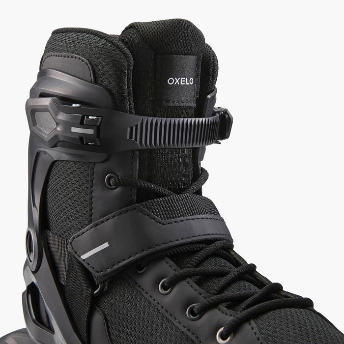 Role fitness Fit 100 Negru-Gri Adulți - produs resigilat Decathlon