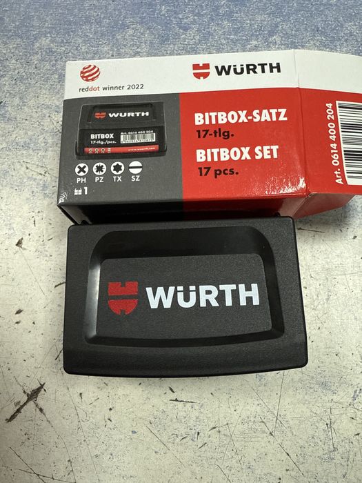 Wurth Bitbox-satz  17tlg. Битове 16 броя плюс удължител Промоция