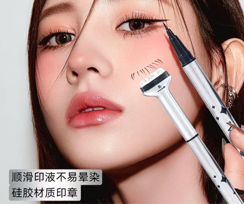 Подводка и принт ресницы