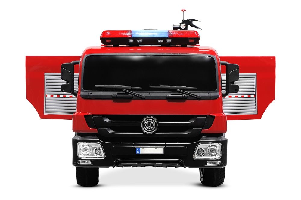 Masinuta electrica Pompieri Fire Truck Hollicy 90W PREMIUM #Rosu
