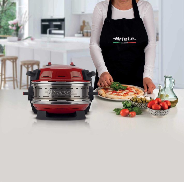 Двойна фурна за пица с каменни плочи Ariete Double Pizza Maker НОВА