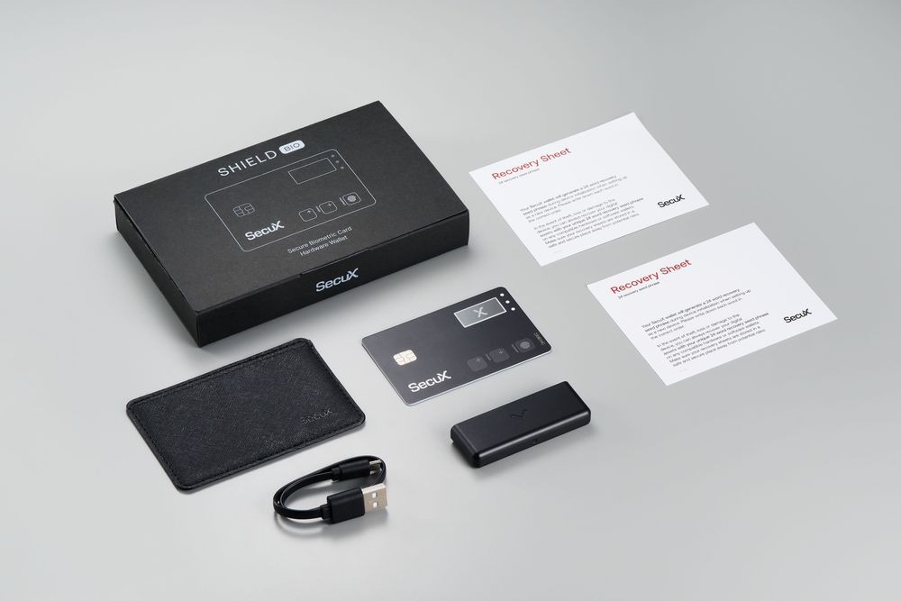 SecuX Shield Bio, аппаратный кошелек [магазин]