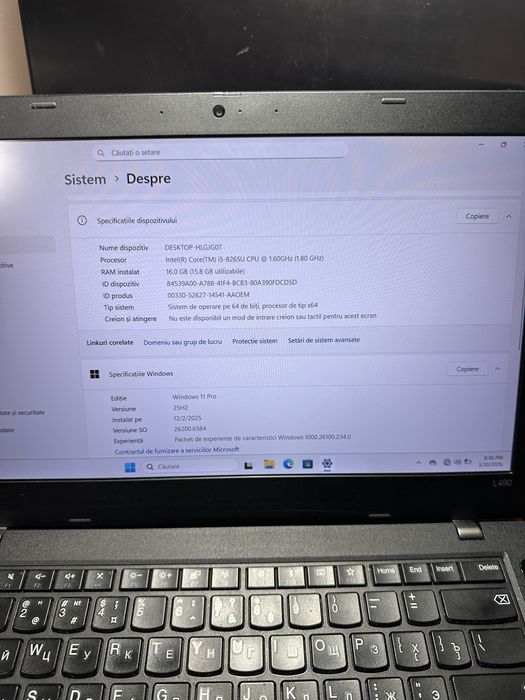 Lenovo T580 32 GB RAM 512 SSD