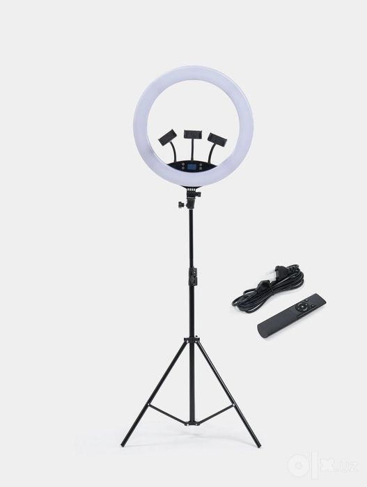 LED halqali chiroq, Shtativ, Boshqaruvchi pult