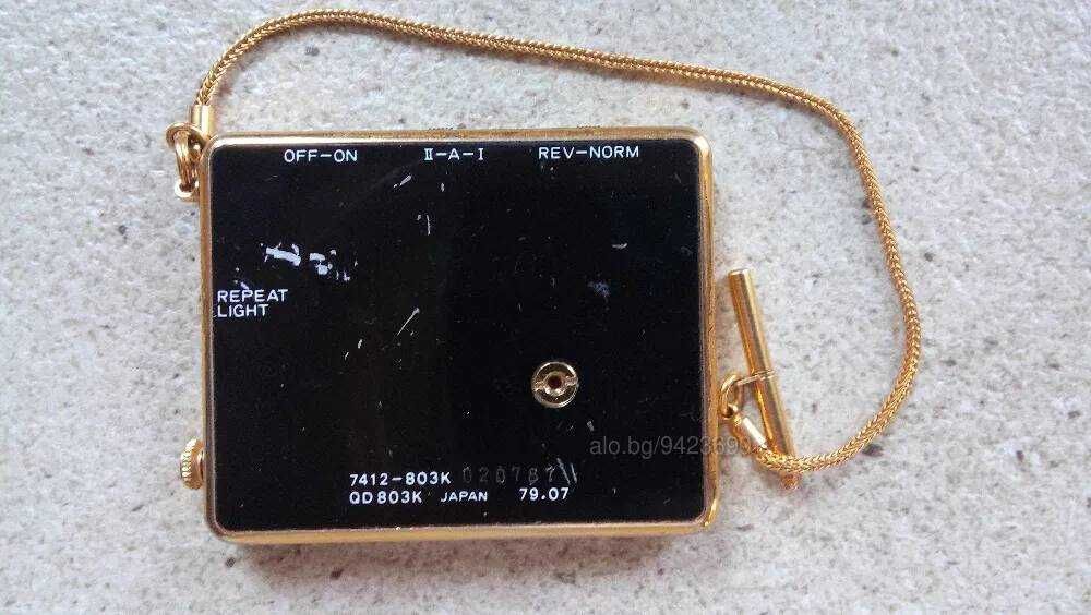 Seiko 7412-803K, позлатен