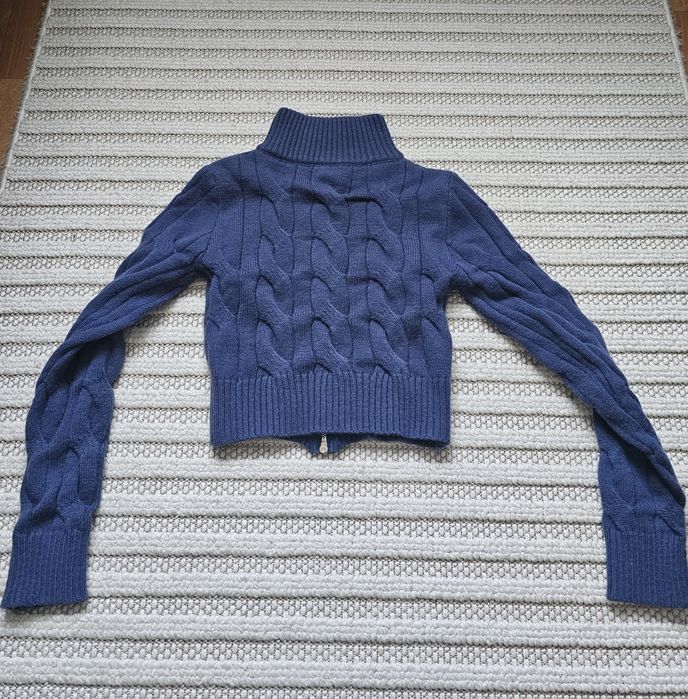 Кроп вязанная зипка Polo