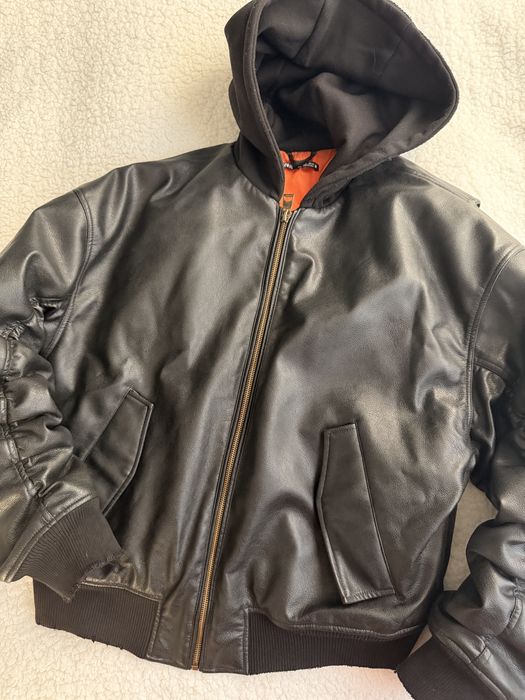 Мъжко кожено яке ZARA