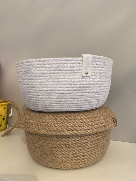 Корзина из джута