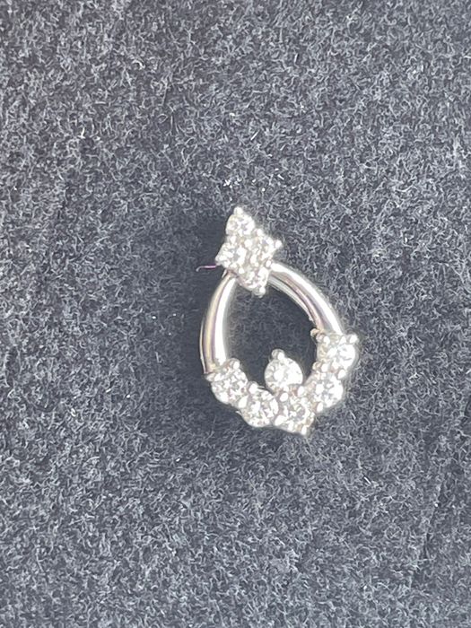 Pandantiv din platina cu diamante naturale