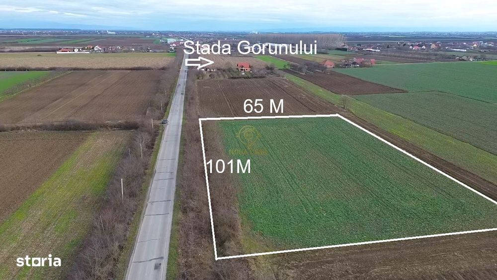 Teren 6600MP Cu Front Stradal 101 M La Intrare in Lazuri Str Botizului