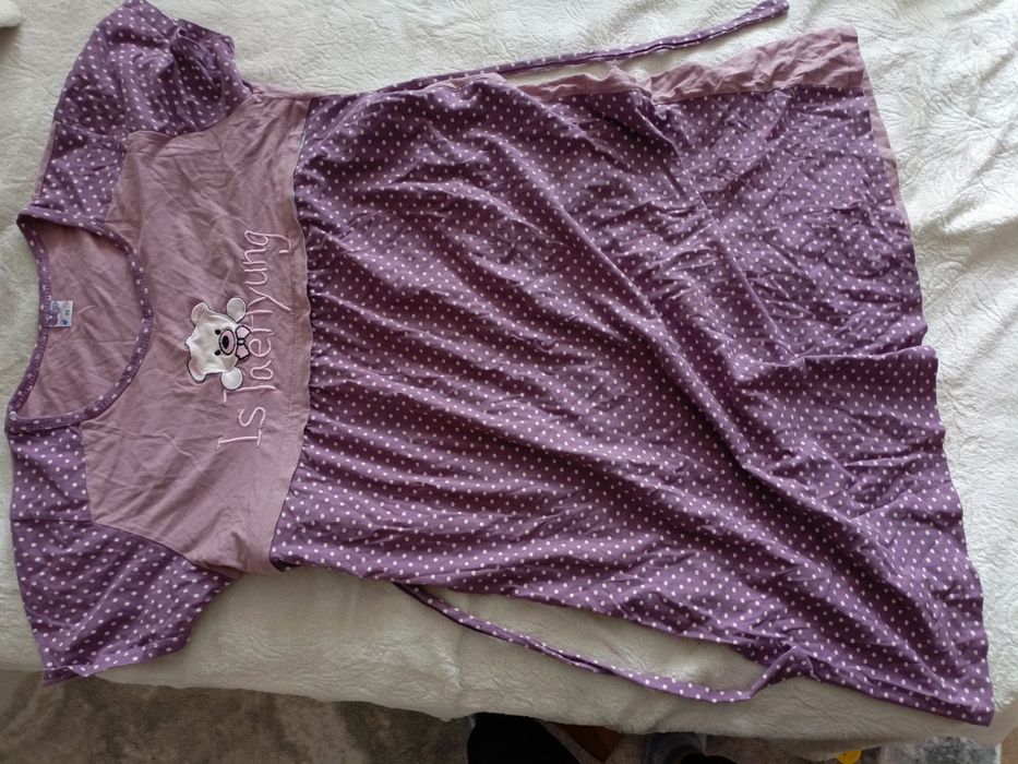 Сорочка для кормления  на замке